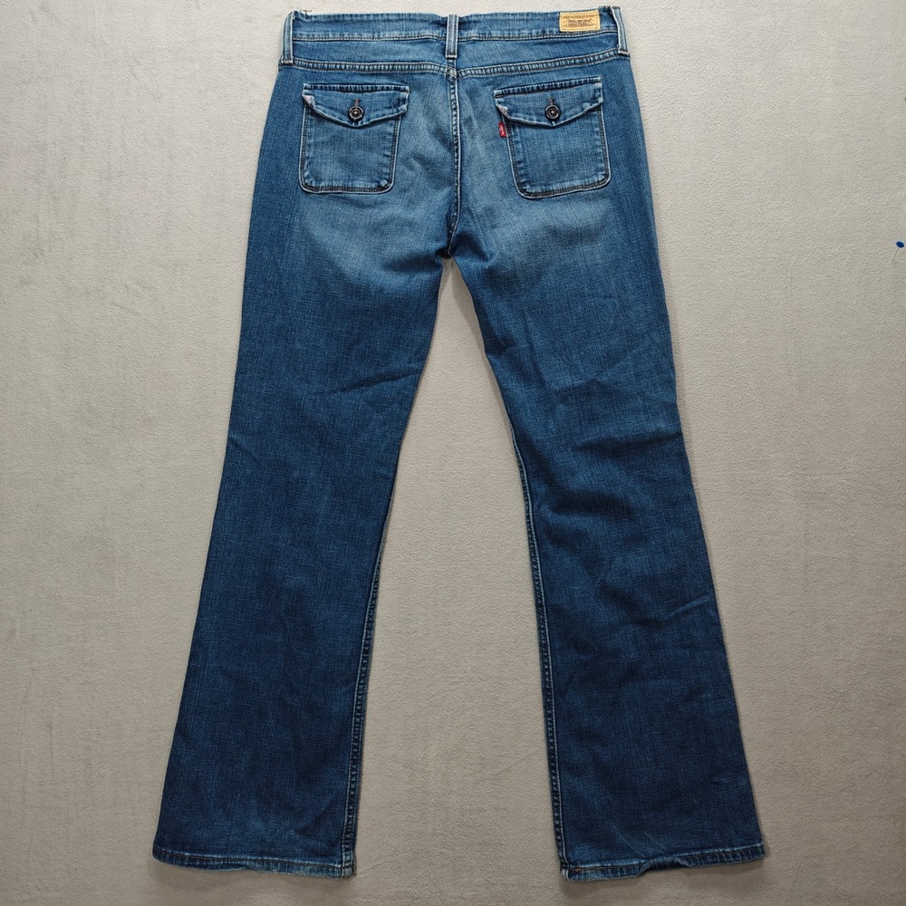 Levi's 545 Jeans Womens 10M Low Bootcut Medium Wash Denim Country Western Casual - Picture 7 of 14